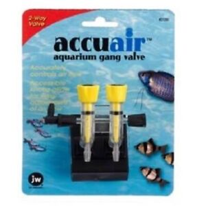   JW Accuair Gang Plastic Aquarium Air Valve - 2 Way   21201   