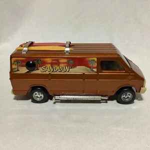 VTG 1970s ERTL Dodge Custom Street Van Bubble Window Metal SandVan Surfing USA - Picture 1 of 11