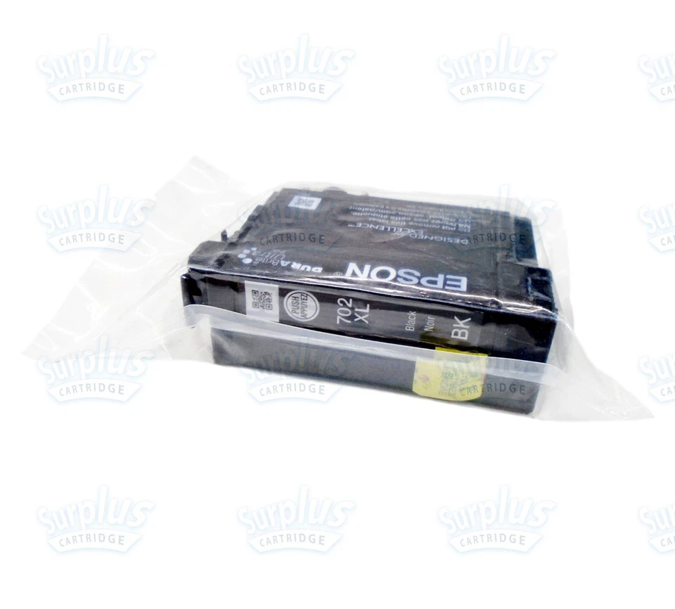 Original Epson 702XL Alto Rendimiento Negro WF3720 WF3730 (NO Inicial) Foto 1 de 1