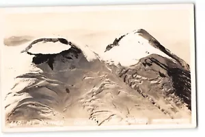 Postal #669 Mt. Rainier WA Looking Into Crater Pacific Aerial Survey RPPC - Imagen 1 de 2