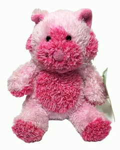 RARO DIFÍCIL DE ENCONTRAR Commonwealth Rosa Peluche Gato Mini Gorro 6" Peluche Gatito ETIQUETA - Imagen 1 de 8