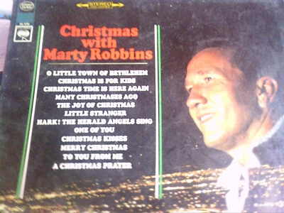 MARTY ROBBINS 1967  CS9535 STEREO CHRISTMAS WITH MARTY ROBBINS PLAYED EX+ - Image 1 of 4