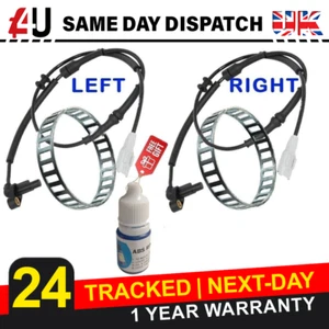 2X FOR CITROEN XSARA PICASSO 1.6 1.8 2.0 1.6 2.0 HDi 16V FRONT ABS SENSOR & RING - Picture 1 of 6