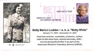 Betty White FDC - 2025 - Cancelación de color digital - Cachets McIntosh - Imagen 1 de 1