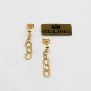 Orecchini lunghi in oro giallo 18 kt E.463 - Foto 1 di 8