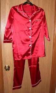 Unbranded Red Silky Pajamas - Girls - Picture 1 of 2