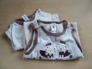 Set: Strampelhose & Pulli, Nicki, C & A, Gr. 68, beige & braun - Bild 1 von 3