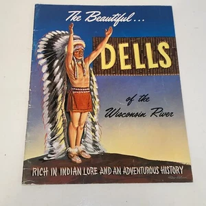 Vintage 1959 Wisconsin Dell Tourist Travel Vacation Color Guide Brochure Booklet - Picture 1 of 8