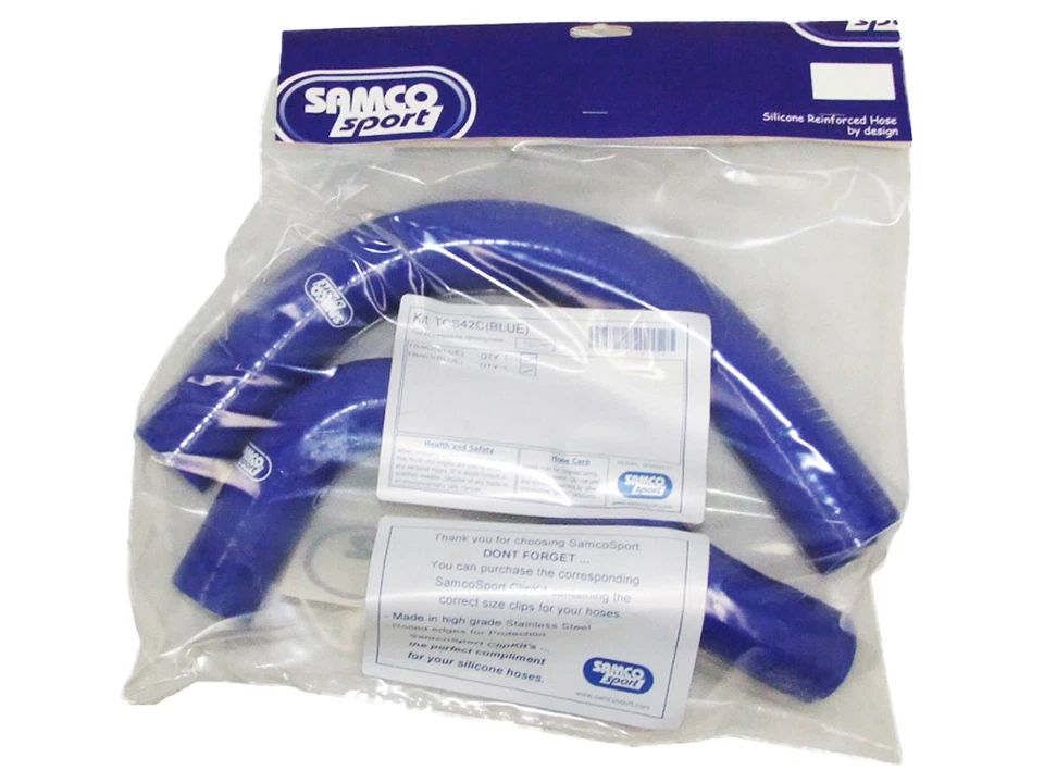 Mangueras de refrigerante de radiador de silicona Samco para 93-99 BMW E36 318is 1.9 azul Foto 1 de 1