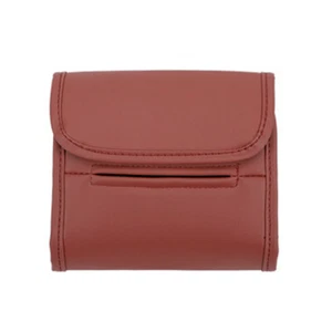 Car Auto Storage Box/Coin Bag Organizer Pocket Hanging Holder Seat PU redBMsN - Picture 1 of 2