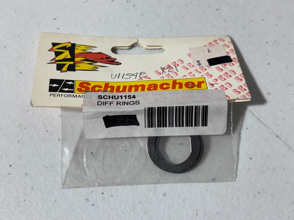 Anillos diferenciales Schumacher U1154E vintage RC R/C 1/10 cantidad 2 NUEVOS NOS antiguos Foto 1 de 1