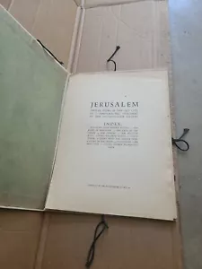 Benor Kalter 1928 grande foglio 12 stampe vedute della città vecchia di Gerusalemme - Foto 1 di 12