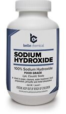 New/Sodium Hydroxide 100% Pure 4oz-20 Lb (Caustic Soda, Lye) Food Grade