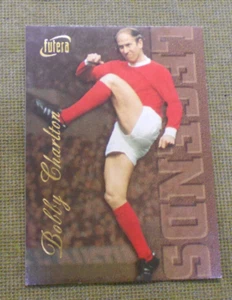 1997  MANCHESTER UNITED SOCCER FOOTBALL  LEGENDS CARD - L3 BOBBY CHARLTON #2103 - Picture 1 of 2