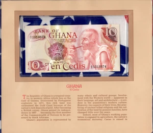 Most Treasured Banknotes Ghana 1978 10 Cedis P-16f UNC Birthday 1980 A/2 1019874 - Picture 1 of 2