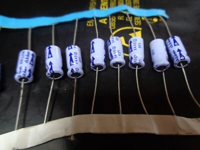 CORNELL DUBILIER 2.2UF 63V AXIAL (13mm x6mm) DUBILIER **X10** AUDIO VISUAL CAPACITORS UKINSTOCK