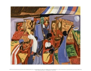 Fruits and Vegetables 1959, Jacob Lawrence, Wall Decor Art Print Poster 11" x14" - Picture 1 of 1