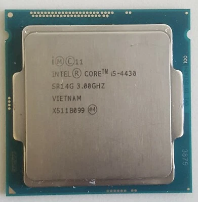 INTEL CORE i5-4430 3.0GHz SR14G 4 CORE PROCESSORE CPU SOCKET 1150/H3/LGA1150 - Immagine 1 di 2