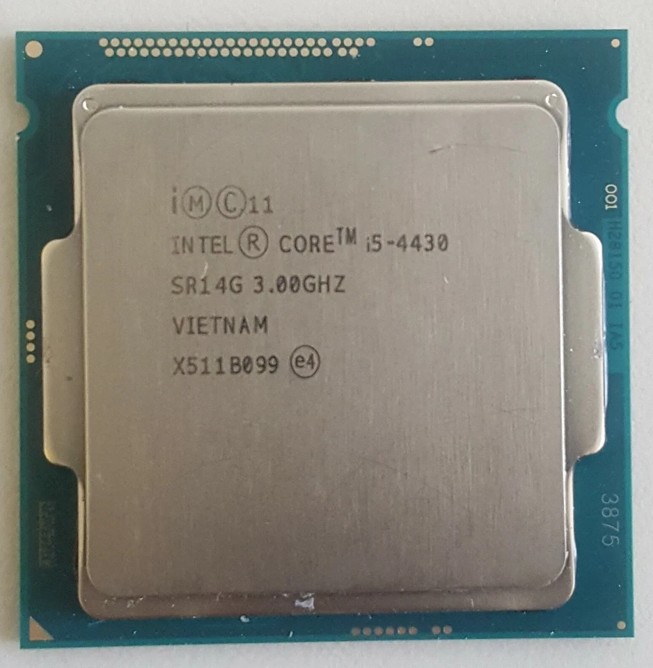 INTEL CORE i5-4430 3.0GHz SR14G 4 CORE PROCESSORE CPU SOCKET 1150/H3/LGA1150 - Immagine 1 di 2