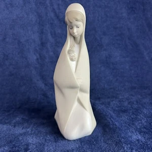 Figura Vintage Virgen Lladro con Niño Madre María y Niño Jesús - Imagen 1 de 6