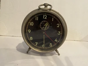MAUTHE 1920’s German Alarm Clock Windup  Mechanical Tested Works - Picture 1 of 12