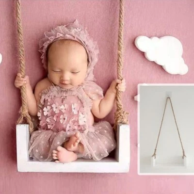 Infant Swings Photography Props Picture Baby Swing Flower Vine Accesorios - image 1 of 4