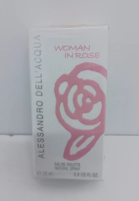 Alessandro dell' Acqua In Rose Eau de Toilette 25ml Spray Vintage