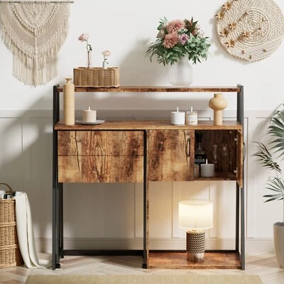 Buffet & Bar Cabinet with Storage Coffee Bar Cabinet Sideboard Storage Cabinet - Image 1 of 4