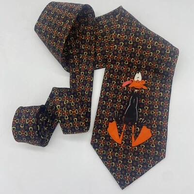 Винтажный галстук Looney Tunes Daffy Duck 1993 - Изображение 1 из 4