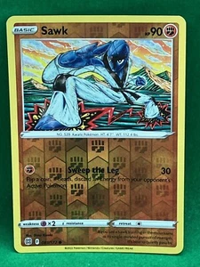 Sawk Brilliant Stars Common REVERSE HOLO Pokemon Card 081/172 - Picture 1 of 2