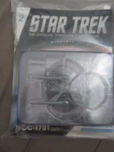 Eaglemoss ~ STAR TREK ~ #002 ~ USS ENTERPRISE NCC-1701 ~ MODELO NUEVO Y REEMPAQUETADO - Imagen 1 de 7