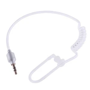 Cuffie monofoniche da 3,5 mm con tubo dell'aria nell'orecchio, anti-radiazioni ( - Zdjęcie 1 z 12