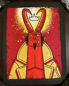 Hellboy 3/30 stampa artistica poster film Anung Un Rama Dark Horse fumetti mondo RARO - Foto 1 di 10