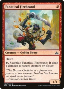 Magic the Gathering (mtg): RIX: Fanatical Firebrand  (x 4) - Picture 1 of 1