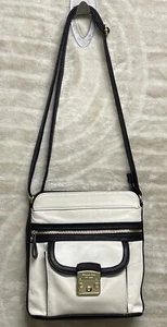 Emma Fox Crossbody Bag Adjustable Shoulder Bag 100% Leather Handbag Purse White - Picture 1 of 23
