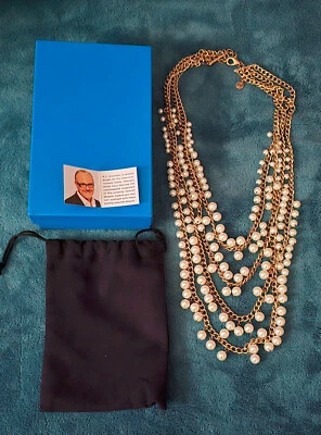 Increíble collar de 4 hilos firmado por R.J. GRAZIANO Foto 1 de 4