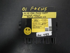2001 2002 FORD FOCUS THEFT LOCKING MODULE #98AG15K600KC  (( BOX-4183 )) - Picture 1 of 2