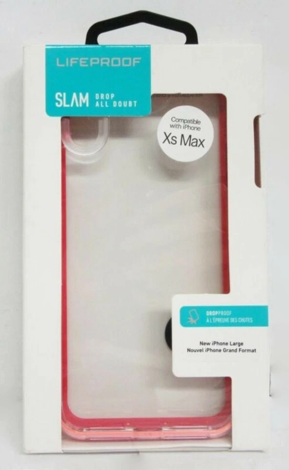 NUEVA Funda LifeProof Serie SLAM a Prueba de Caídas para Apple iPhone XS MAX Coral Puesta de Sol Foto 1 de 1