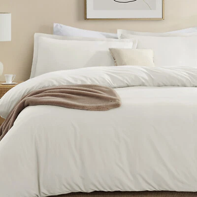 Juego de funda nórdica de 3 piezas de Nymbus serie 1800 ultra suave lujosa funda edredón Foto 1 de 4