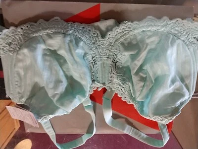 Sujetador Whimsy by Lunaire Celadon como nuevo cobertura completa sin forro nuevo con etiquetas 15211 Foto 1 de 4