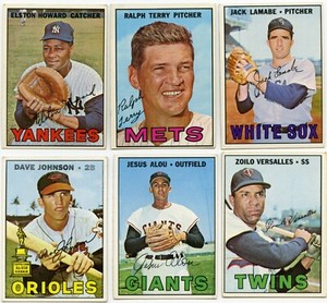1967 TOPPS BASEBALL SINGLES Set Builder/Complete YourSet U-PICK 22-364 G/VG/EXMT