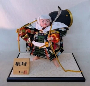 Muñeca de tela japonesa GOGATSU NINGYO 30 cm / SAMURAI / BENKEI - Imagen 1 de 8