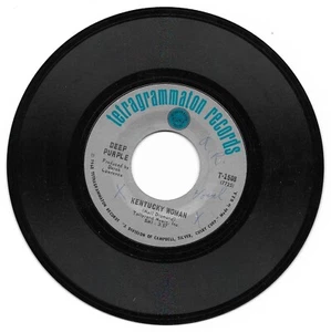 Deep Purple: "Kentucky Woman" / "Hard Road" - '68 hit - plays NM! - Picture 1 of 2