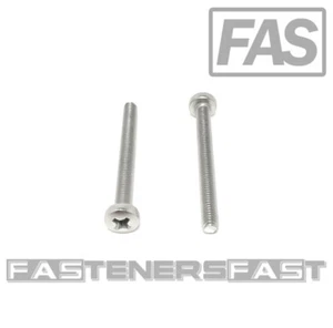 (25) M4-0.7 x40 Stainless Steel Phillips Pan Head Machine Screw DIN7985 A2 M4x40 - Bild 1 von 5
