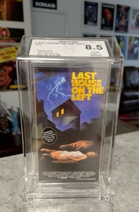 LAST HOUSE ON THE LEFT (1972) VHS - BECKETT GRADED - VESTRON VIDEO - UNRATED - Picture 1 of 3