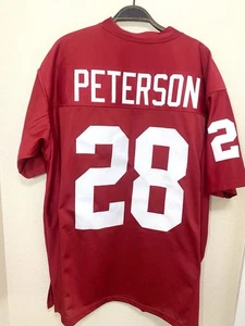 Adrian Peterson Oklahoma Sooners Stitched #28 Jersey Red XL - Picture 1 of 3