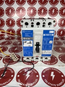 Cutler Hammer FD3150LSS02 Breaker 150A 600V 3P FD 25k with Shunt Trip Wires 🔴 - Picture 1 of 10