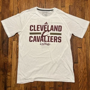 Adidas 2016 NBA Finals Cleveland Cavaliers Kyrie Irving T-Shirt weiß Größe Large - Bild 1 von 8