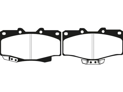 Para 1995-2004 Toyota Tacoma conjunto de pastilhas de freio dianteiro EBC 65252GHHF 1996 1997 1998 - Imagem 1 de 4