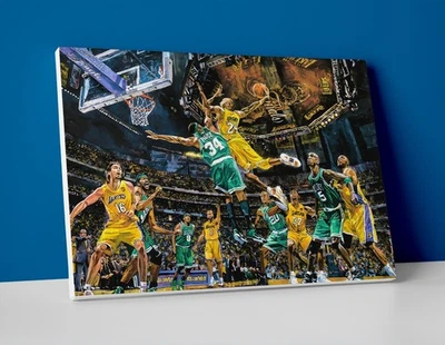 Póster o lienzo de Kobe Bryant pintando Dunk Foto 1 de 4